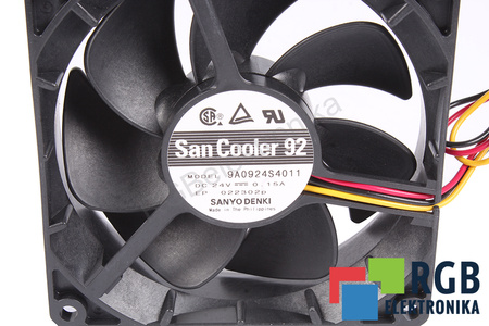 9A0924S4011 SANYO DENKI 92X92X25MM, 24V VENTILADOR