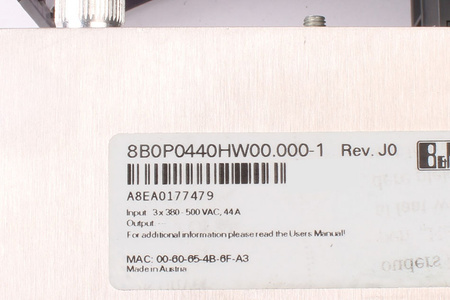 8B0P0440HW00.000-1 B&R AUTOMATION ACOPOS MULTI