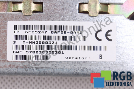6FC5247-0AF08-0AA0 SIEMENS VERSION B SINUMERIK 810D/840D