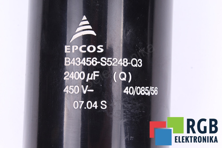 CONDENSADOR B43456-S5248-Q3 EPCOS 2400UF, 450V