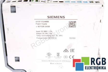 6EP1536-3AA00 SIEMENS SITOP PSU400M