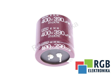 CONDENSADOR 31CX7M NIPPON 390UF, 400V