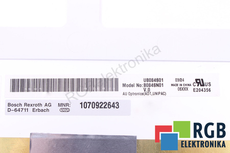 UB084S01 UNIPAC 8.4" MATRIZ LCD