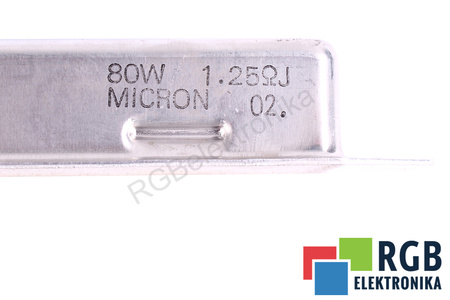 RESISTENCIA 1.25 OHM MICRON 1.25OHM, 80W