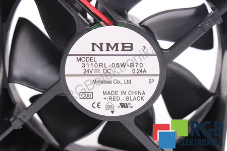 3110RL-05W-B70 MINEBEA 80X80X25MM, 24V VENTILADOR