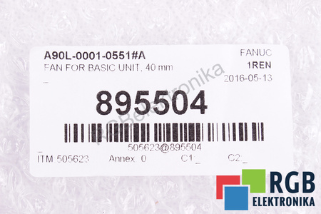 A90L-0001-0551#A FANUC 1608VL-05W-B49 VENTILADOR