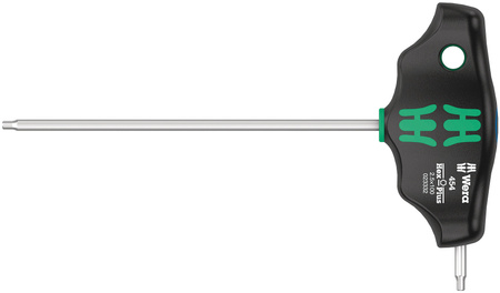 05023450001 WERA 454/7 HF SET 1 JUEGO DE LLAVES CON MANGO EN "T" HEX-PLUS CON FUNCIÓN DE RETENCIÓN, 7 PIEZAS