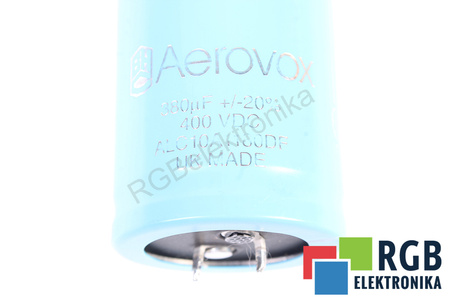 CONDENSADOR ALC10A1180DF AEROVOX 380UF, 400V