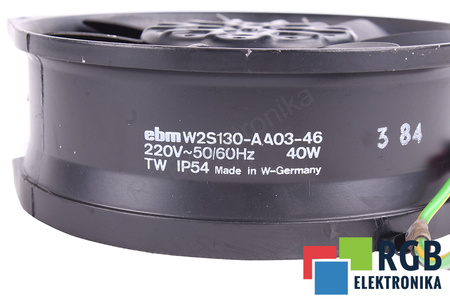 W2S130-AA03-46 EBM PAPST VENTILADOR