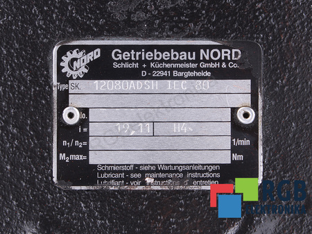 SK.12080ADSH NORD IEC80 I=19.11 ENGRANAJE