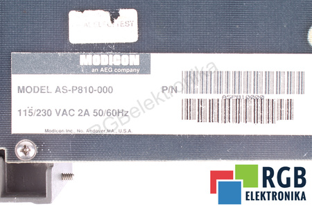 AS-P810-000 AEG MODICON FUENTE DE ALIMENTACIÓN