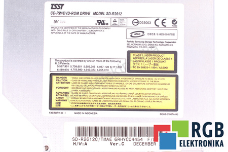 SD-R2612 TOSHIBA DVD/CD ROM