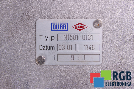 N15010131 DURR I=9 ENGRANAJE