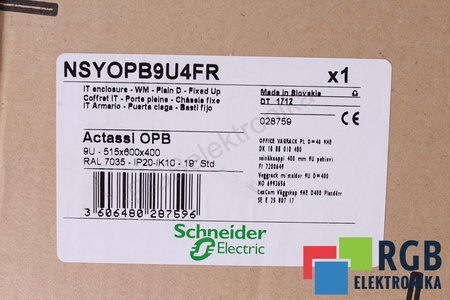 NSYOPB9U4FR SCHNEIDER ELECTRIC IP20 CAJA