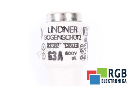FUSIBLE 63A 500V LINDNER