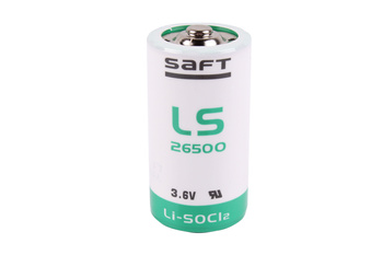 LS26500 SAFT C/R14 7.7MAH, 3.6V, 26X50.4MM BATERÍA