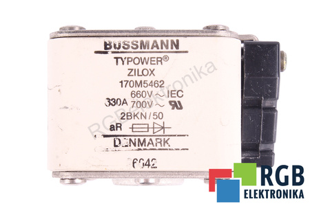 FUSIBLE 170M5462 BUSSMANN ZILOX TYPOWEX 630A, 700V