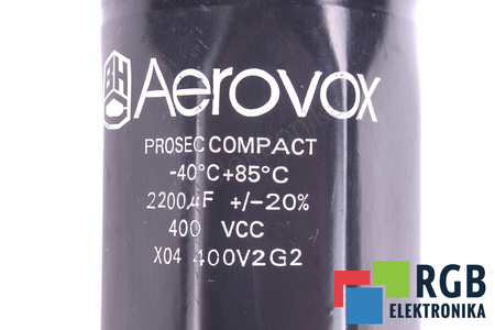 CONDENSADOR 2200UF 400V AEROVOX PROSEC COMPACT