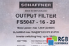 FS5047-16-29 SCHAFFNER FILTRO