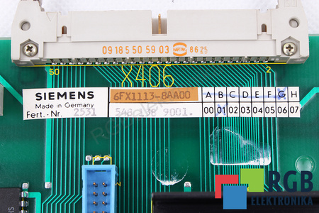 6FX1113-8AA00 SIEMENS MS401 GE.548138.9001 548138.0002.00 SINUMERIK 8