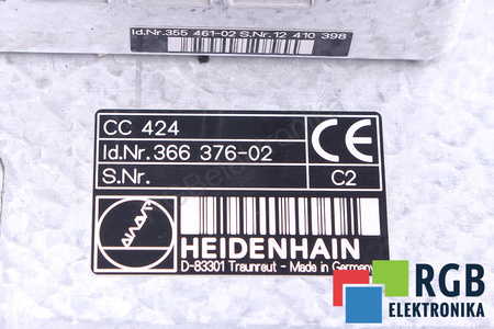 CC424 HEIDENHAIN ID.NR.366376-02