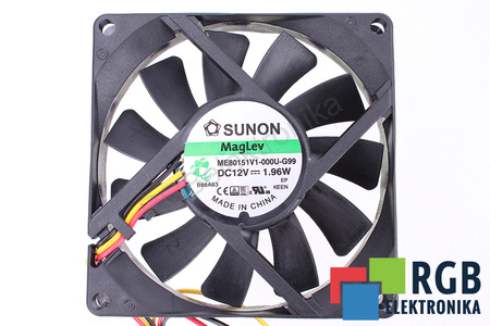 ME80151V1-000U-G99 SUNON 80X80X15MM, 12V VENTILADOR