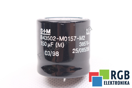 CONDENSADOR B43502-M0157-M2 S+M 150UF, 385VDC