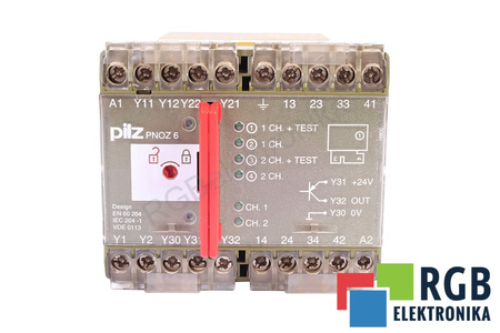 PNOZ6 PILZ 474908 RELEVO DE SEGURIDAD