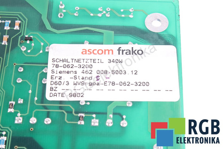 78-062-3200 ASCOM 462008.5003.12 PARA PIEZAS