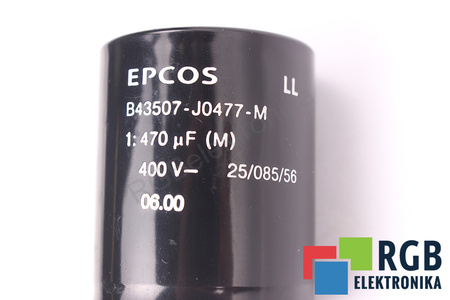 CONDENSADOR B43507-J0477-M EPCOS 470UF, 400VDC