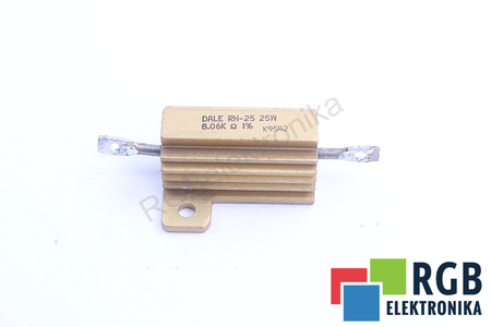RESISTENCIA RH-25 DALE 8.06 KOHM 8.06KOHM, 25W
