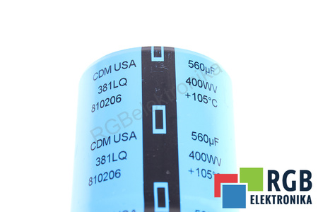 CONDENSADOR 381LQ CDM USA 560UF, 400V