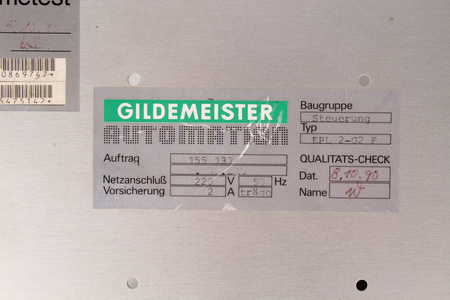 EPL2-G2 GILDEMEISTER REJILLA