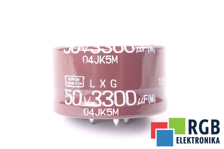 CONDENSADOR 04JK5M NIPPON 3300UF, 50VDC