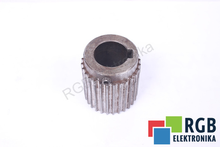 POLEA DENTADA 43X40MM CORREA 40MM EJE 24MM CHAVETERO 7X3MM Z=28