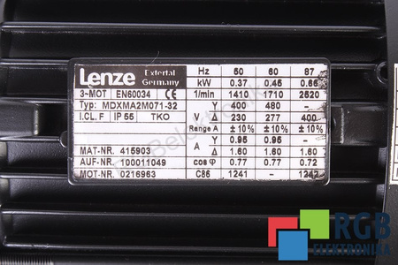 MDXMA2M071-32 LENZE BKF458-06N