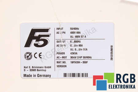 19F5C0H-350F KEB PARTE DE LA CAJA