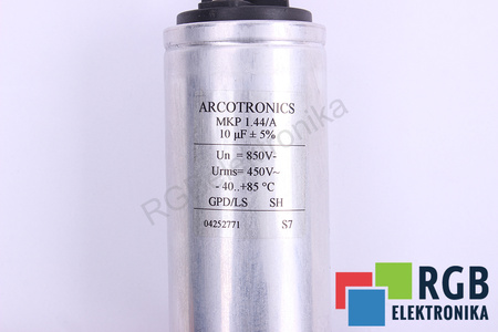 CONDENSADOR MKP1.44/A ARCOTRONICS 10UF, 850VDC, 450VAC