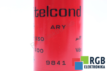 CONDENSADOR 330UF 400VDC ITELCOND