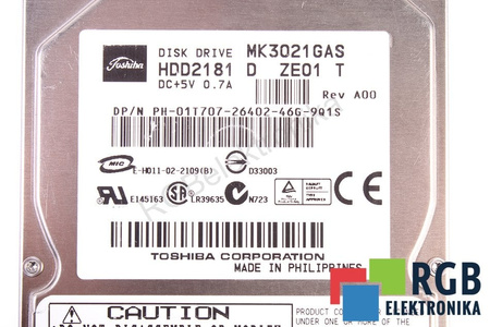 MK3021GAS TOSHIBA 30GB