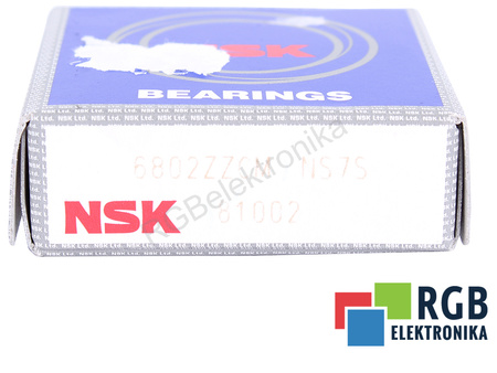 6802ZZCM NSK 26000OBR/MIN, 15X24X5, 2.08KN RODAMIENTO