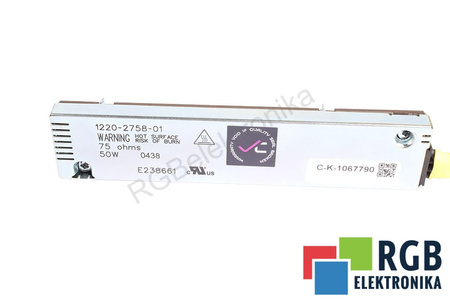 1220-2758-01 CONTROL TECHNIQUES 75OHM, 0.05KW RESISTENCIA DE FRENADO