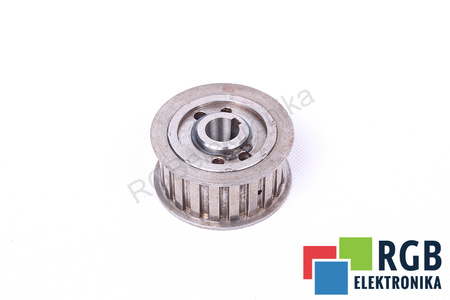 POLEA DENTADA 60X55MM CORREA 26MM EJE 15MM CHAVETERO 5X2MM Z=20