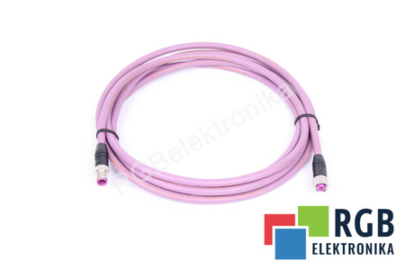 AWM-E47676 PROFIBUS 3M, 5PIN CABLE DE SEÑAL CON ENCHUFE MACHO Y HEMBRA