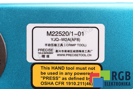 M22520/1-01 EUMAX HERRAMIENTA DE PRENSADO PARA CONECTORES