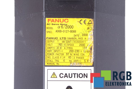 A06B-0127-B088 FANUC A6/2000