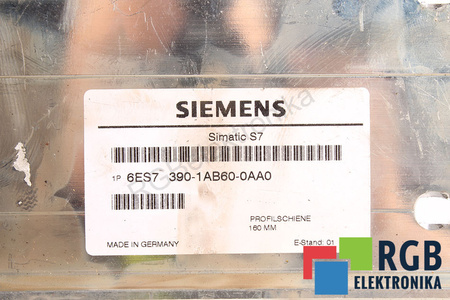 6ES7390-1AB60-0AA0 SIEMENS CARRIL DE MONTAJE