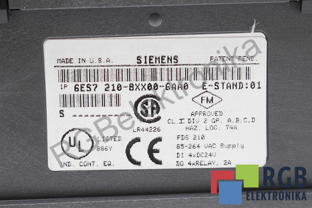 6ES7210-8XX00-6AA0 SIEMENS SIMATIC S7-200 PDS 210