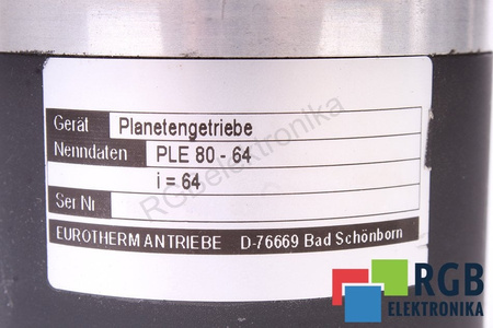 PLE80-64 EUROTHERM I=64 ENGRANAJE
