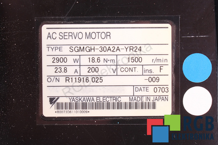 SGMGH-30A2A-YR24 YASKAWA